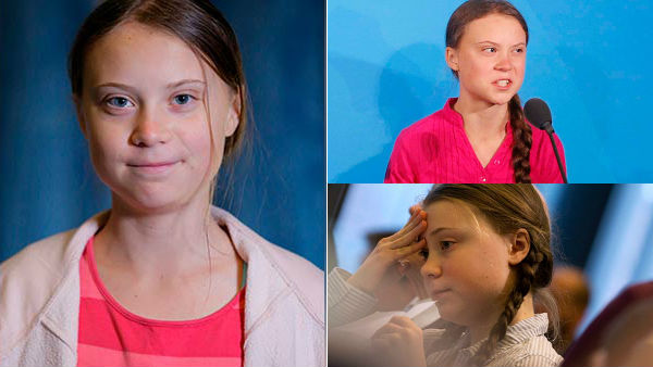 16 year old girl Greta Thunberg returns to school for a year 16 year old girl Greta Thunberg returns to school for a year