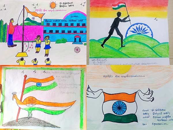 Independence Day Competitions: School students participating online Independence Day Competitions: School students participating online