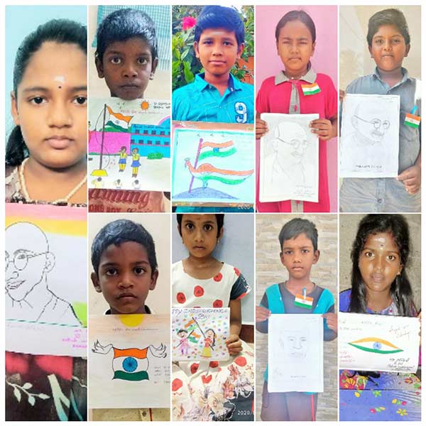 Independence Day Competitions: School students participating online Independence Day Competitions: School students participating online