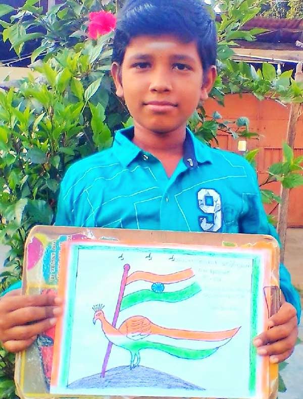 Independence Day Competitions: School students participating online Independence Day Competitions: School students participating online