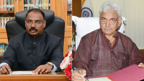 Girish Chandra Murmu resigns Manoj Sinha appointed as new lieutenant governor of Jammu and Kashmir Girish Chandra Murmu resigns Manoj Sinha appointed as new lieutenant governor of Jammu and Kashmir