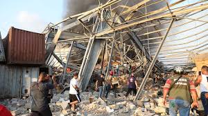 Beirut explosion 78 dead and 4,000 wounded - Lebanon health ministry Beirut explosion 78 dead and 4,000 wounded - Lebanon health ministry