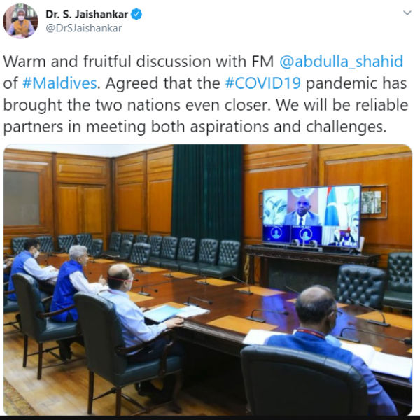 India will fund to Greater Male Connectivity Project through a 500$ says minister Jaishankar India will fund to Greater Male Connectivity Project through a 500$ says minister Jaishankar