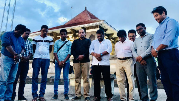 Mass prayer hold for SP Balasubrahmanyam in Srilanka Mass prayer hold for SP Balasubrahmanyam in Srilanka