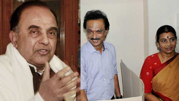 DMK Should announce Durga Stalin as CM Candidate, says Subramanian Swamy DMK Should announce Durga Stalin as CM Candidate, says Subramanian Swamy