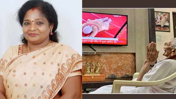 Divine feeling of every Mother tamilisai Soundararajan share modi and his mother picture Divine feeling of every Mother tamilisai Soundararajan share modi and his mother picture