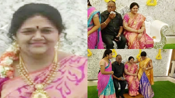 man celebrates house warming ceremony with wifes wax statue in karnataka man celebrates house warming ceremony with wifes wax statue in karnataka