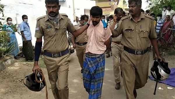 youth arrested due to killed grandma in rasipuram youth arrested due to killed grandma in rasipuram