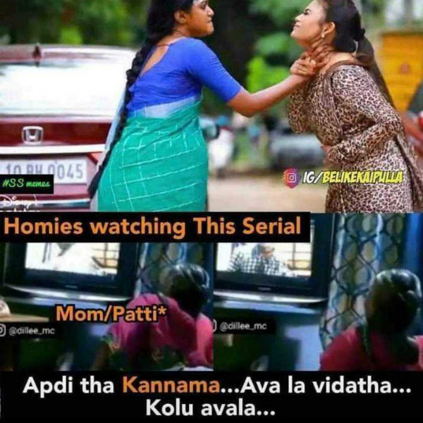 Viral Memes Collection on Bharathi Kannamma serial Viral Memes Collection on Bharathi Kannamma serial