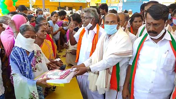 PM Modis birthday celebration in Kancheepuram PM Modis birthday celebration in Kancheepuram