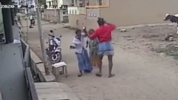 Video goes viral PWD staff beats old age people in Pondicherry Video goes viral PWD staff beats old age people in Pondicherry