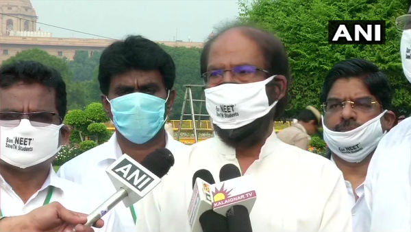DMK, Cong, VCK MPs protest against NEET Exams in Delhi DMK, Cong, VCK MPs protest against NEET Exams in Delhi