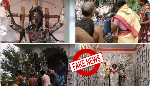 Fake News Buster: No, Kaali temple not desecrated in West Bengal , Here is the truth Fake News Buster: No, Kaali temple not desecrated in West Bengal , Here is the truth