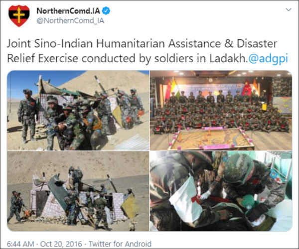 Fake News : Old image of India-China soldiers goes viral Fake News : Old image of India-China soldiers goes viral