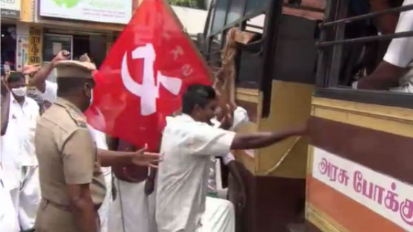 விவசாயிகள் கைதாகி விடுதலை