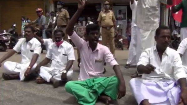 போராடிய விவசாயிகள் கைது
