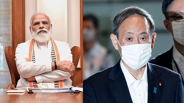 Modi spoke to Japan PM Yoshihide Suga on India and Japan tie-up for 5G technologies Modi spoke to Japan PM Yoshihide Suga on India and Japan tie-up for 5G technologies