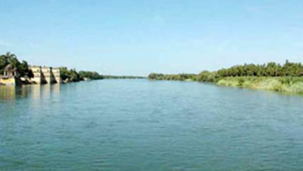 Water released from Krishna river to Poondi lake in Tamil Nadu Water released from Krishna river to Poondi lake in Tamil Nadu