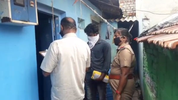 Madurai man ablazes his wife and she is admitted in the hospital Madurai man ablazes his wife and she is admitted in the hospital