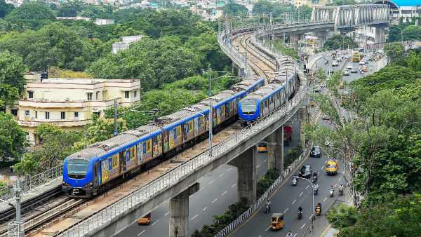 Metro rail 2nd phase services in Chennai From Today Metro rail 2nd phase services in Chennai From Today