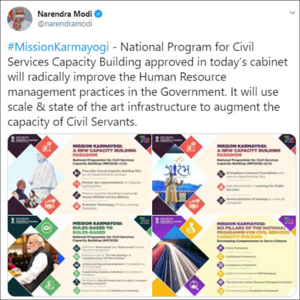 Union Cabinet approves Mission Karmayogi Union Cabinet approves Mission Karmayogi