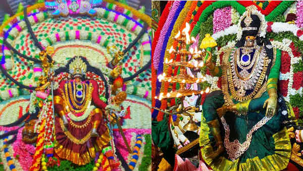 Vijayadasamy: Soorasamaharam at Kulasai Mutharamman Temple - Kumari Bhagvathi Amman Parivettai Vijayadasamy: Soorasamaharam at Kulasai Mutharamman Temple - Kumari Bhagvathi Amman Parivettai