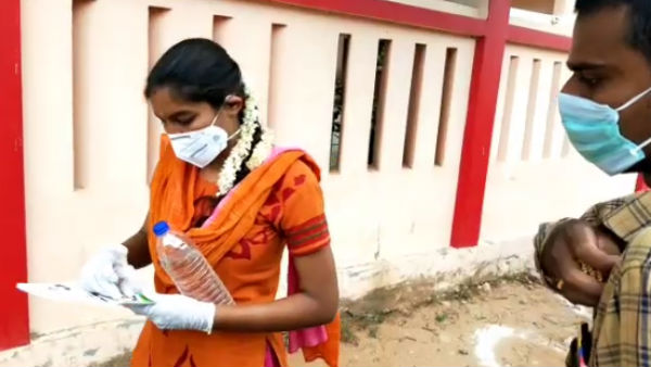 Newly weds woman remove Tali and metti wrote the NEET exam Newly weds woman remove Tali and metti wrote the NEET exam