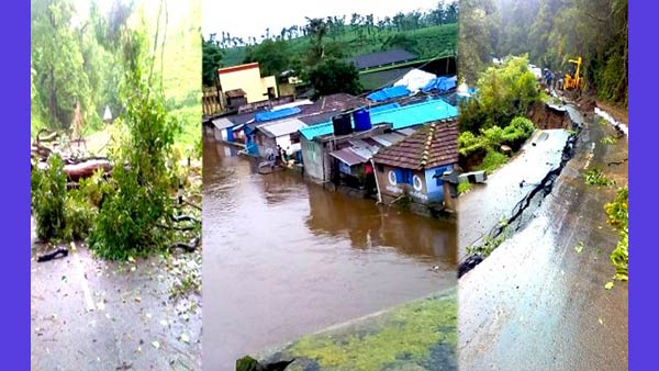 Sudden Hurricane winds and heavy rain in Ooty Sudden Hurricane winds and heavy rain in Ooty