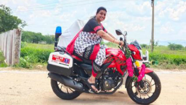 Roja mla Drived Bike ambulance in Nagari Roja mla Drived Bike ambulance in Nagari