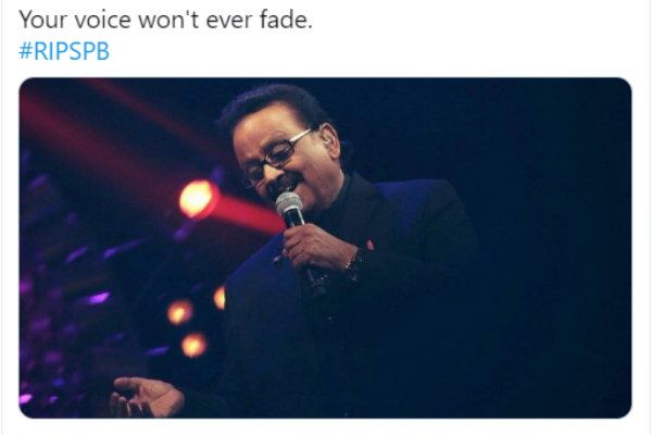 SP Balasubrahmanyam death is trending in the twitter and social media SP Balasubrahmanyam death is trending in the twitter and social media