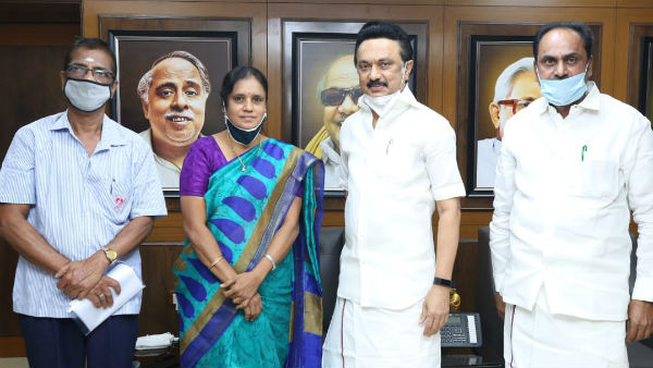 Subasree parents Meeted with Mk Stalin Subasree parents Meeted with Mk Stalin