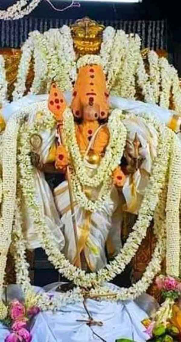 சண்முகர் சிவப்பு சாத்தி தரிசனம்