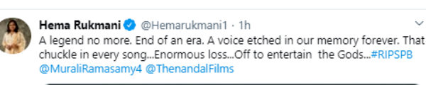 SP Balasubrahmanyam death twitter reactions from Rahul Gandhi MK Stalin Latha mangeshkar SP Balasubrahmanyam death twitter reactions from Rahul Gandhi MK Stalin Latha mangeshkar