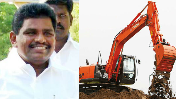 Dmk mla Anitha Radhakrishnan gave Hitachi machine for Manappadu fisherman village Dmk mla Anitha Radhakrishnan gave Hitachi machine for Manappadu fisherman village
