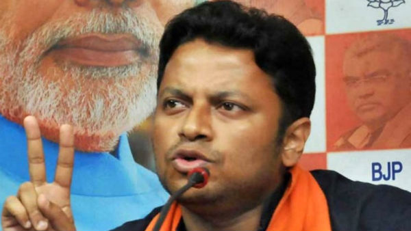 BJP leader who threatened Mamata to hug infected with Covid 19 BJP leader who threatened Mamata to hug infected with Covid 19