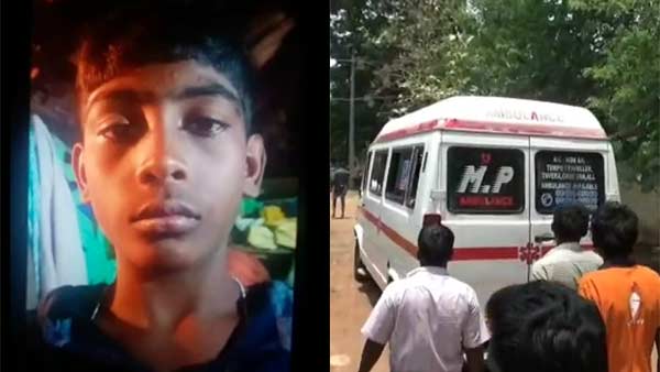 13 years old boy died after saree stranguled his neck 13 years old boy died after saree stranguled his neck