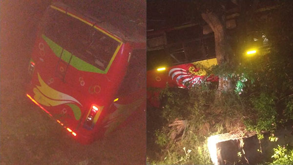 60 people injured while bus toppled in Anchetty, near Krishnagiri 60 people injured while bus toppled in Anchetty, near Krishnagiri