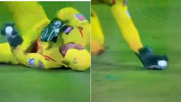 தோனி அடித்த டைவ்