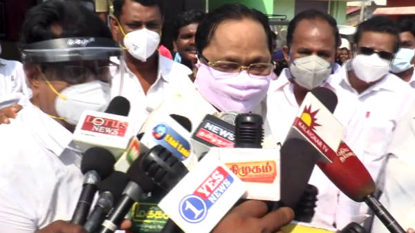 Duraimurugan says that BJP will say corona also not affect to people Duraimurugan says that BJP will say corona also not affect to people