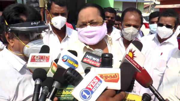 Duraimurugan says that BJP will say corona also not affect to people Duraimurugan says that BJP will say corona also not affect to people