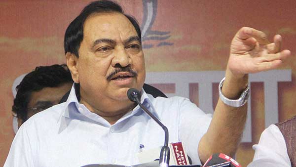 Maharashtra BJP Senior leader Eknath Khadse resigns from party Maharashtra BJP Senior leader Eknath Khadse resigns from party