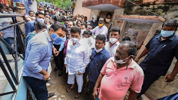 Hyderabad rains: Death toll rises to 50 Rs 5000 crore losses estimated in CM Hyderabad rains: Death toll rises to 50 Rs 5000 crore losses estimated in CM