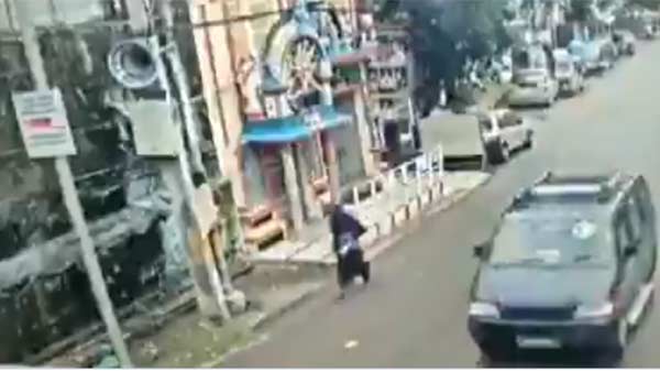 உயிர் தப்பிய பெண்