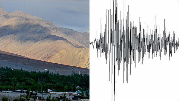 Earthquake of 5.1 magnitude rocks Ladakhs Leh Earthquake of 5.1 magnitude rocks Ladakhs Leh