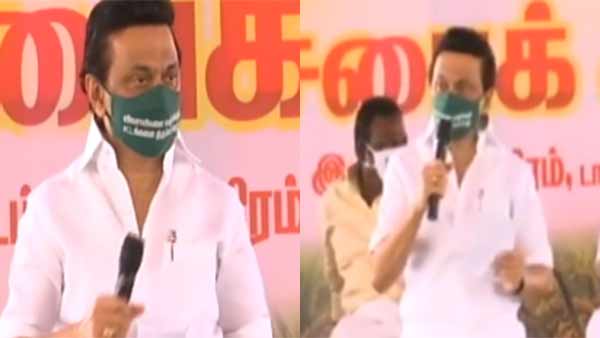 The government fears the DMK more than the Corona - Stalins speech at the village council meeting The government fears the DMK more than the Corona - Stalins speech at the village council meeting