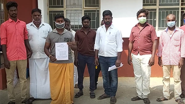 Panangattu Padai party files police complaint against Thirumavalavan Panangattu Padai party files police complaint against Thirumavalavan