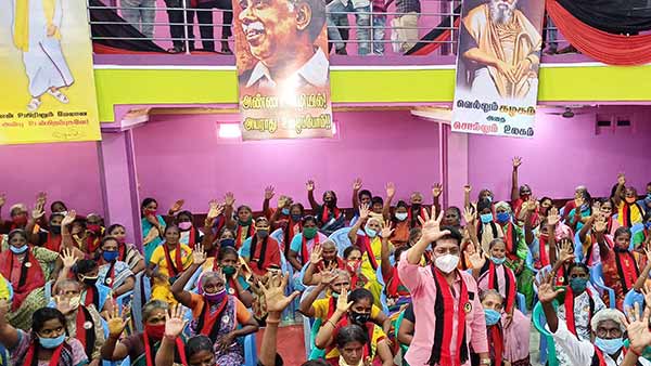 500 people to joined DMK in the presence of Saravanan MLA in Madurai 500 people to joined DMK in the presence of Saravanan MLA in Madurai
