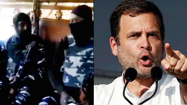 Non-Bullet Proof Trucks For Army men, Rahul Gandhi slams Modi Non-Bullet Proof Trucks For Army men, Rahul Gandhi slams Modi