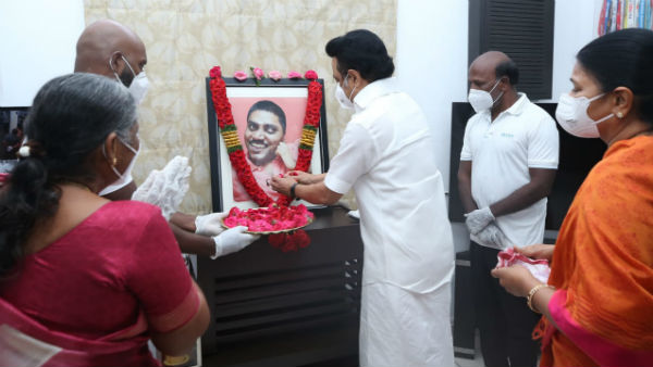 MK Stalin condolences for the demise of M. Subramanians son M.S. Anbazhagan MK Stalin condolences for the demise of M. Subramanians son M.S. Anbazhagan