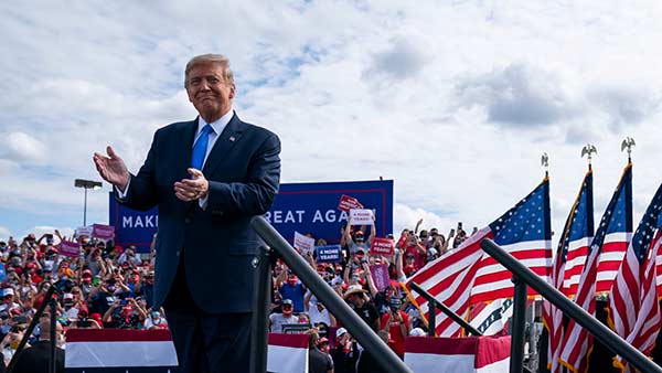 Donald Trump says lungs were a little bit infected Donald Trump says lungs were a little bit infected